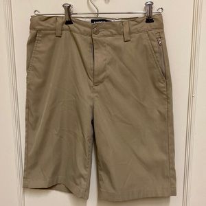 Two identical pair of LANDS END khaki shorts. Perfect for school uniforms. Sz:12